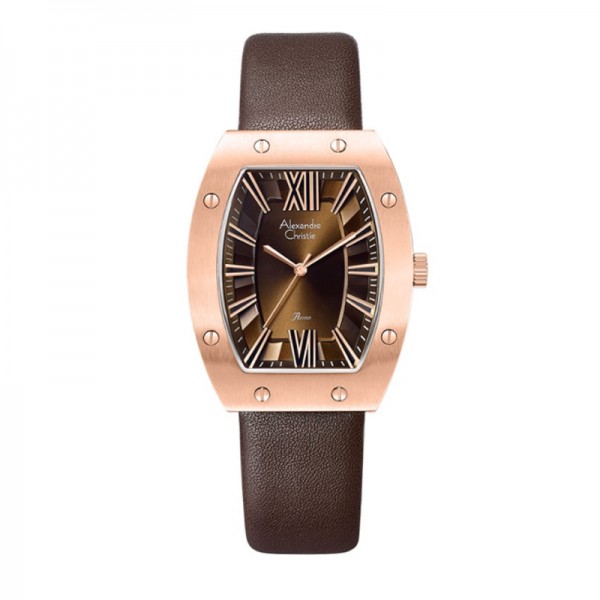 Alexandre Christie AC 8650 Rosegold Brown Lady LHLRGBO